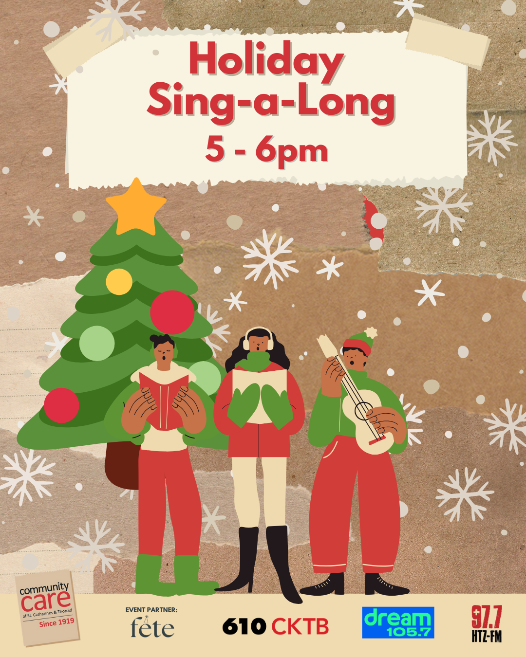Rockin' Around The Holiday Tree Graphic